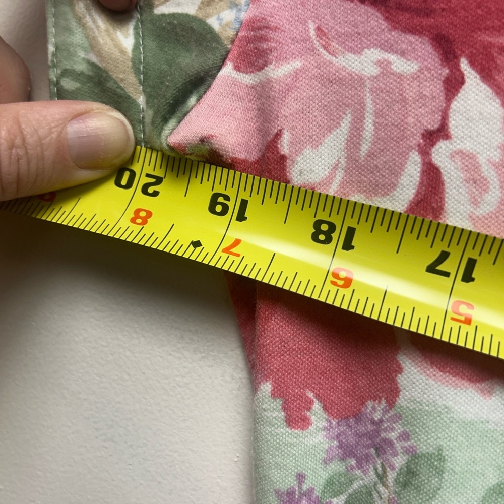 Vintage Carol Anderson Cottagecore Floral Midi Dress Size 14 — with Pockets! - Picture 10 of 11